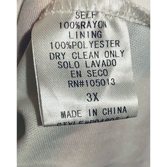 Andree By Unit Dress Womens 3X Floral Dolman Sleeve V Neck Boho Cottagecore - Picture 7 of 7